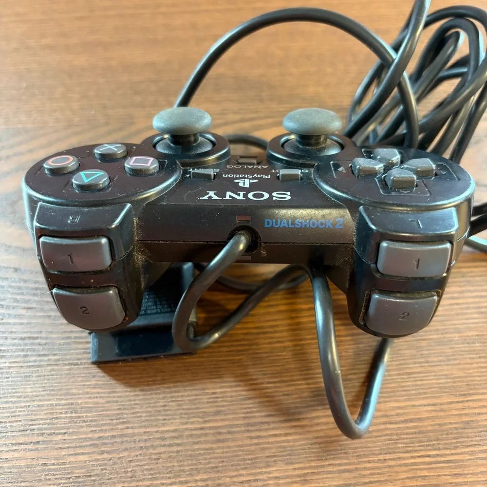 Sony DualShock 2 Controller PS2 Black‎ Good Wired Analog Gamepad SCPH-10010